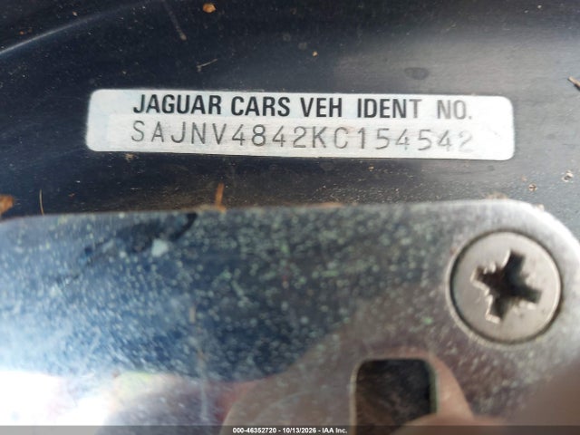 46352720 :رقم المزاد ، SAJNV4842KC154542 vin ، 1989 Jaguar Xjs مزاد بيع