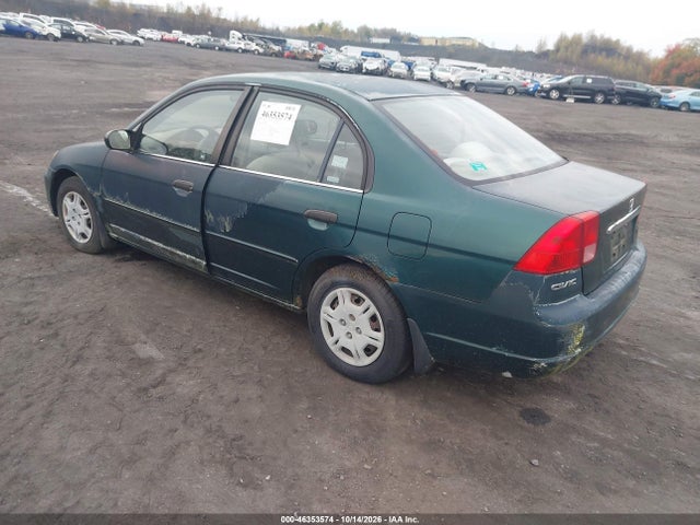 2001 Honda Civic Lx მანქანა იყიდება აუქციონზე, vin: JHMES165X1S009592, აუქციონის ნომერი: 46353574