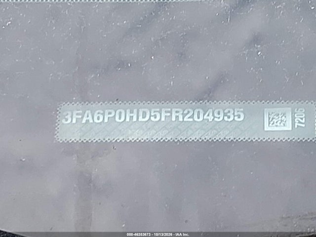 Ford FUSION SE 2015 3FA6P0HD5FR204935 Image 9