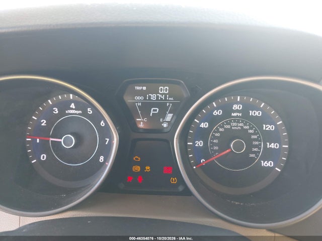 Продаж на аукціоні авто 2012 Hyundai Elantra Gls, vin: 5NPDH4AE4CH136862, номер лоту: 46354076