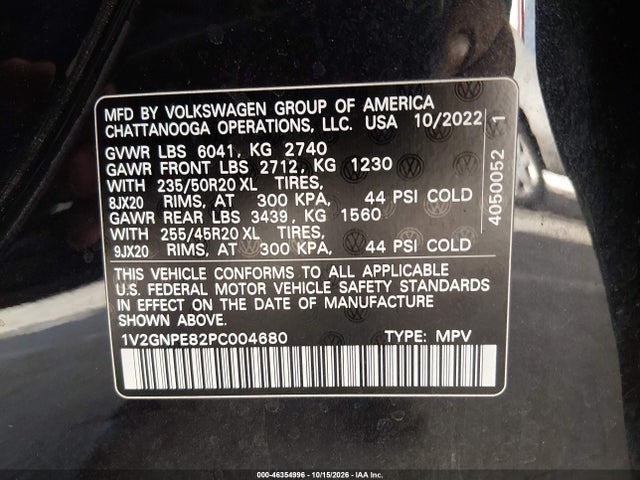 1V2GNPE82PC004680 Volkswagen Id.4 Awd Pro S/awd Pro S Plus