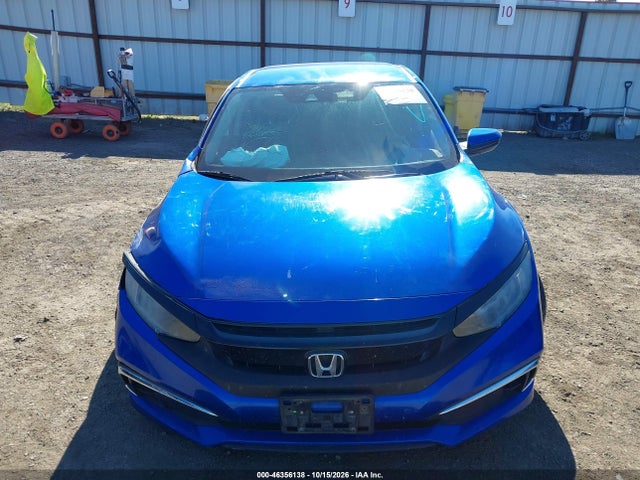 2019 Honda Civic Lx მანქანა იყიდება აუქციონზე, vin: 19XFC2F62KE202891, აუქციონის ნომერი: 46356138