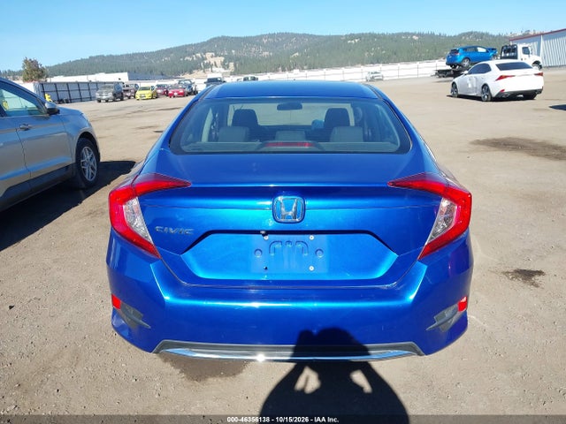 2019 Honda Civic Lx მანქანა იყიდება აუქციონზე, vin: 19XFC2F62KE202891, აუქციონის ნომერი: 46356138