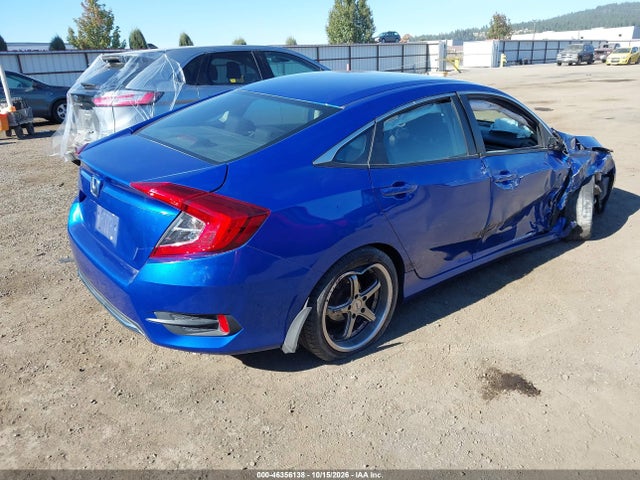 2019 Honda Civic Lx მანქანა იყიდება აუქციონზე, vin: 19XFC2F62KE202891, აუქციონის ნომერი: 46356138