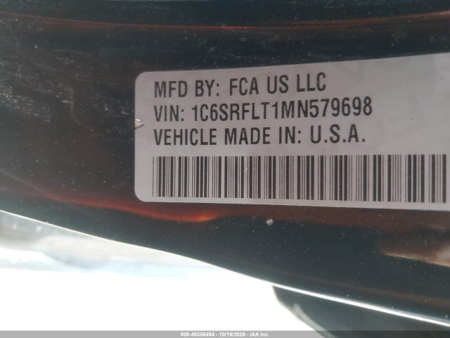 RAM 1500 Rebel 4x4 5'7 Box 2021 1C6SRFLT1MN579698 Image 9