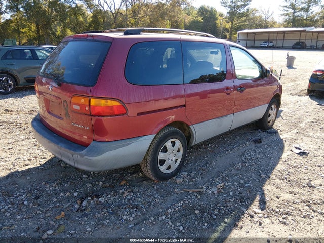 46356544 :رقم المزاد ، 4T3ZF13C4XU148689 vin ، 1999 Toyota Sienna Le مزاد بيع