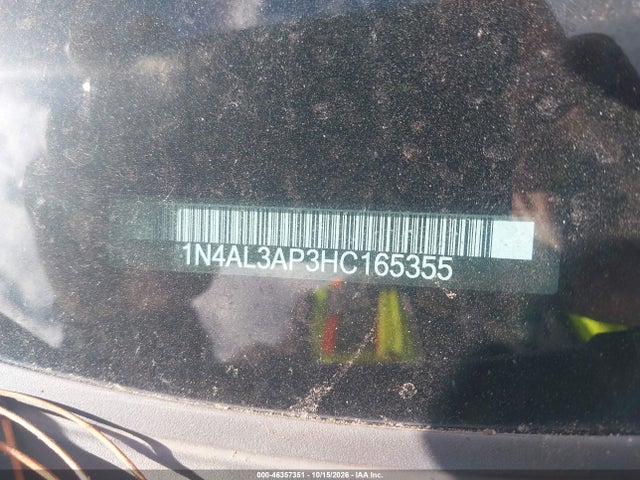 46357351 :رقم المزاد ، 1N4AL3AP3HC165355 vin ، 2017 Nissan Altima 2.5 Sr مزاد بيع