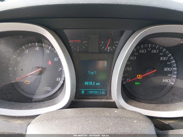Aukcja sprzedaży 2010 Chevrolet Equinox Lt, vin: 2CNFLNEW9A6205316, numer aukcji: 46357743