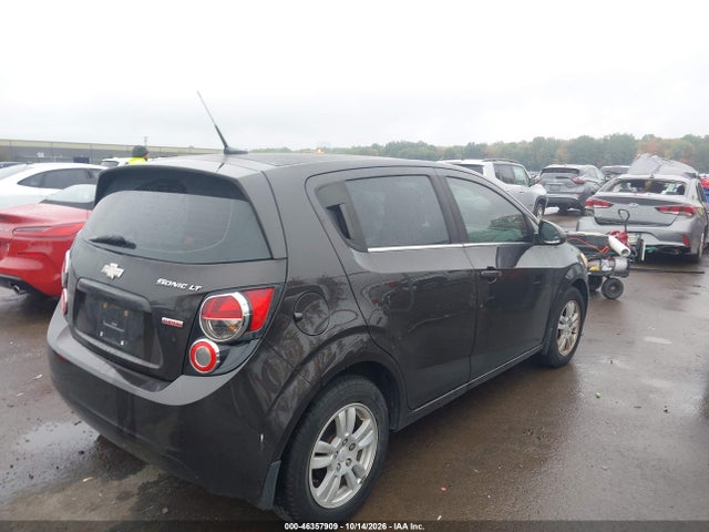 2014 Chevrolet Sonic Lt Auto მანქანა იყიდება აუქციონზე, vin: 1G1JC6SB3E4133891, აუქციონის ნომერი: 46357909