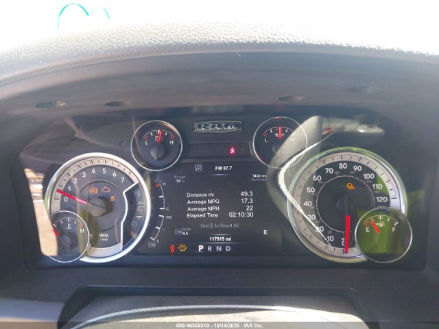 Продаж на аукціоні авто 2018 Ram 1500 Big Horn  4x4 6'4 Box, vin: 1C6RR7GT6JS244125, номер лоту: 46358319