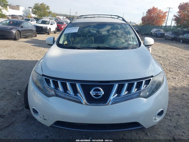 Продажа на аукционе авто 2010 Nissan Murano Sl, vin: JN8AZ1MW3AW112910, номер лота: 46359609