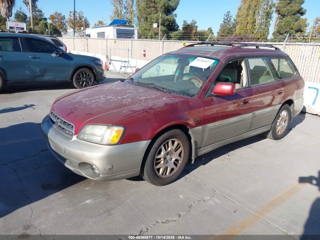 Продажа на аукционе авто 2002 Subaru Outback H6-3.0 L.l. Bean Edition, vin: 4S3BH806527631289, номер лота: 46360577