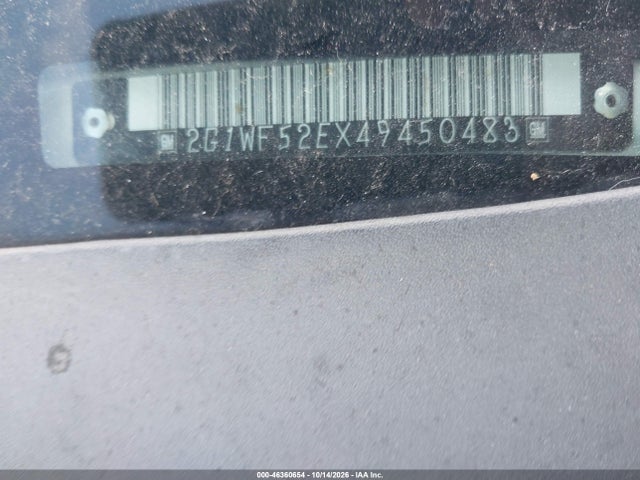 46360654 :رقم المزاد ، 2G1WF52EX49450483 vin ، 2004 Chevrolet Impala مزاد بيع