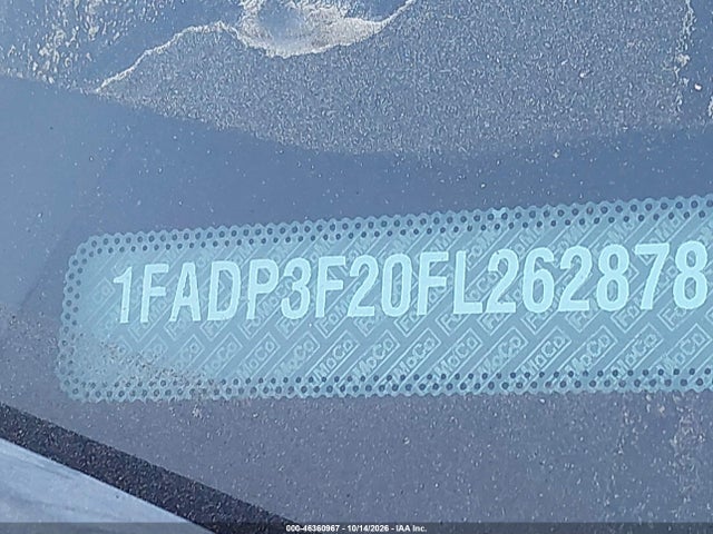 Ford FOCUS SE 2015 1FADP3F20FL262878 Image 9