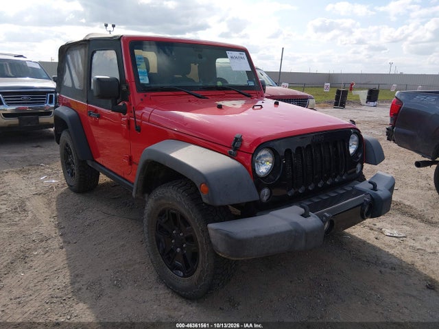 2017 Jeep Wrangler Willys Wheeler 4x4 მანქანა იყიდება აუქციონზე, vin: 1C4GJWAGXHL710172, აუქციონის ნომერი: 46361561