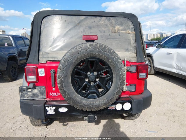 2017 Jeep Wrangler Willys Wheeler 4x4 მანქანა იყიდება აუქციონზე, vin: 1C4GJWAGXHL710172, აუქციონის ნომერი: 46361561