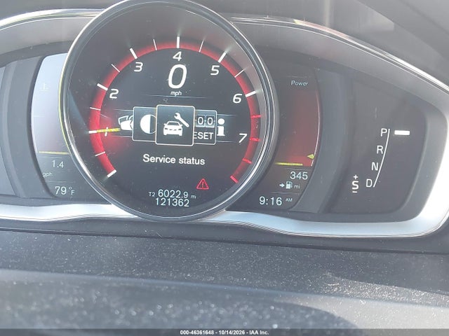 Aukcja sprzedaży 2015 Volvo S60 T5 Platinum, vin: YV1612TD9F1309822, numer aukcji: 46361648