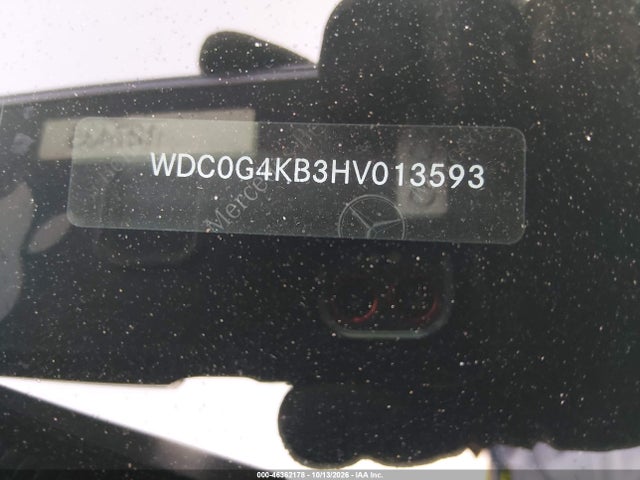 WDC0G4KB3HV013593 Mercedes-Benz Glc 300 4matic