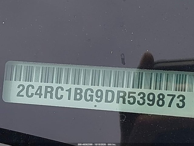 46362399 :رقم المزاد ، 2C4RC1BG9DR539873 vin ، 2013 Chrysler Town & Country Touring مزاد بيع