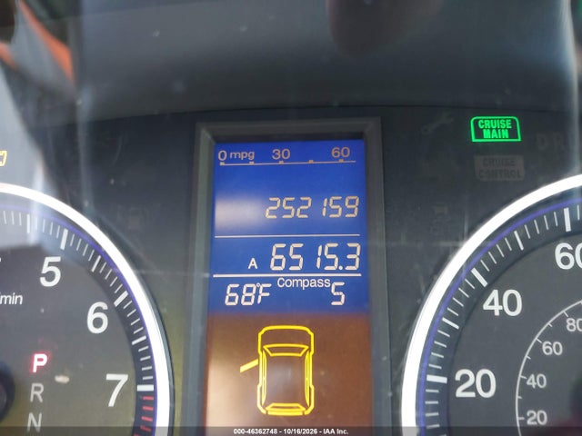 2010 Honda Cr-v Ex-l მანქანა იყიდება აუქციონზე, vin: 5J6RE4H77AL042838, აუქციონის ნომერი: 46362748