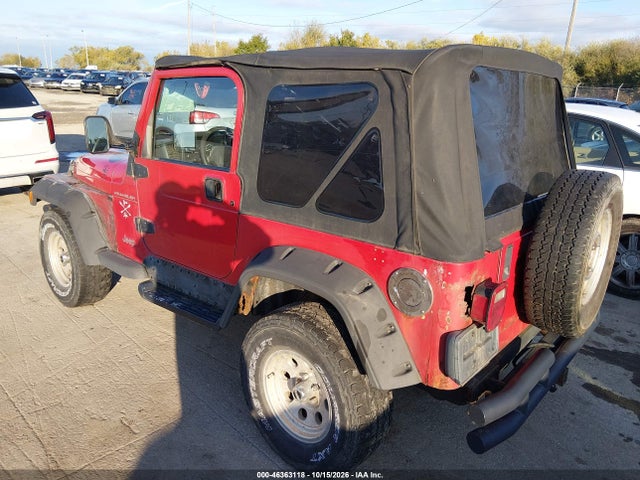 Продажа на аукционе авто 2000 Jeep Wrangler Se, vin: 1J4FA29PXYP724035, номер лота: 46363118