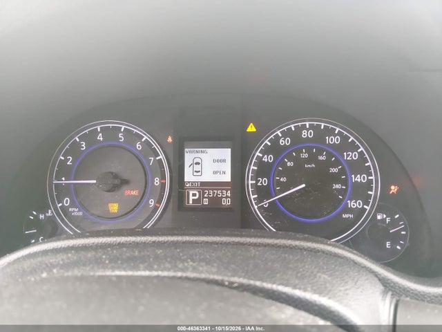 2011 Infiniti G37x მანქანა იყიდება აუქციონზე, vin: JN1CV6AR7BM402739, აუქციონის ნომერი: 46363341