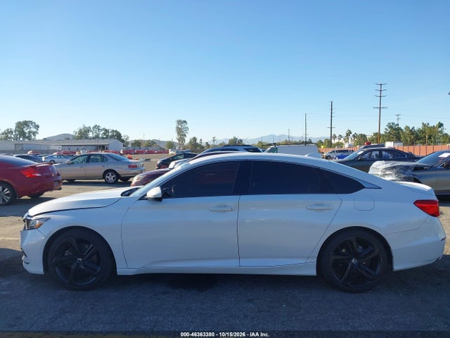 2018 Honda Accord Sport მანქანა იყიდება აუქციონზე, vin: 1HGCV1F37JA201901, აუქციონის ნომერი: 46363380