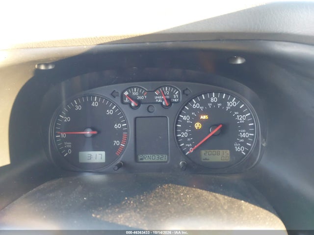 46363433 :رقم المزاد ، WV2KB47001H157029 vin ، 2001 Volkswagen Eurovan Gls مزاد بيع