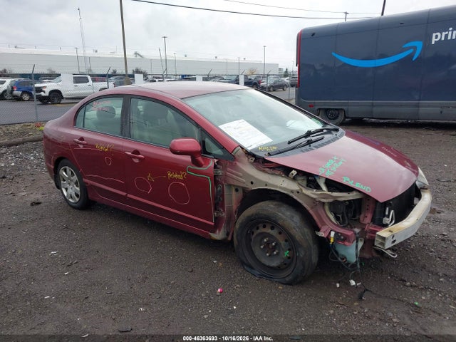 46363693 :رقم المزاد ، 19XFA1F5XAE070730 vin ، 2010 Honda Civic Lx مزاد بيع