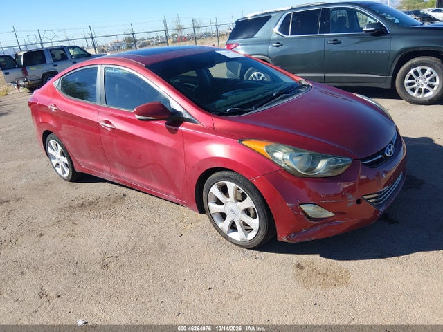 46364076 :رقم المزاد ، 5NPDH4AE5DH375869 vin ، 2013 Hyundai Elantra Limited مزاد بيع