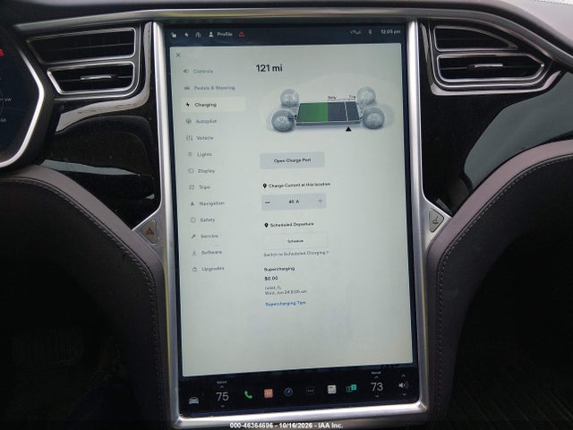 Продажа на аукционе авто 2015 Tesla Model S 60/70/85, vin: 5YJSA1E17FF114438, номер лота: 46364696