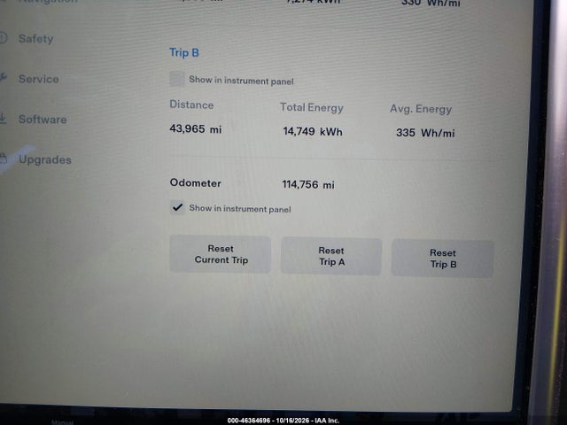 Продажа на аукционе авто 2015 Tesla Model S 60/70/85, vin: 5YJSA1E17FF114438, номер лота: 46364696