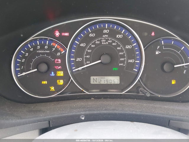 2010 Subaru Forester 2.5xt Limited მანქანა იყიდება აუქციონზე, vin: JF2SH6FC6AH802580, აუქციონის ნომერი: 46364786
