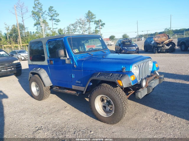 2003 Jeep Wrangler X მანქანა იყიდება აუქციონზე, vin: 1J4FA39S43P300921, აუქციონის ნომერი: 46365123