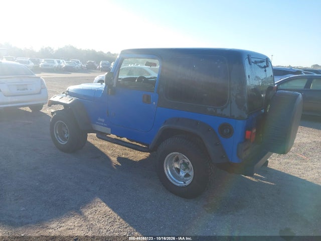 2003 Jeep Wrangler X მანქანა იყიდება აუქციონზე, vin: 1J4FA39S43P300921, აუქციონის ნომერი: 46365123