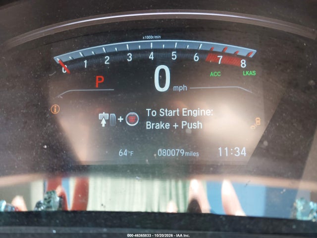 46365833 :رقم المزاد ، 5J6RW2H86KL012984 vin ، 2019 Honda Cr-v Ex-l مزاد بيع