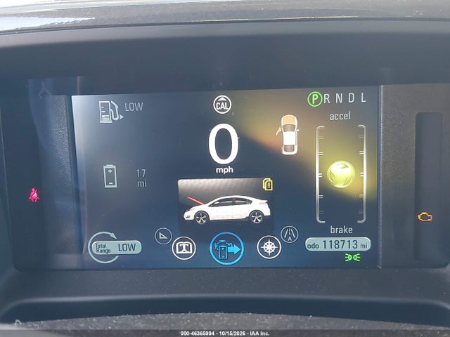 Aukcja sprzedaży 2013 Chevrolet Volt, vin: 1G1RB6E44DU112176, numer aukcji: 46365994