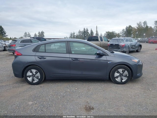 46365996 :رقم المزاد ، KMHC65LCXJU100594 vin ، 2018 Hyundai Ioniq Hybrid Blue مزاد بيع