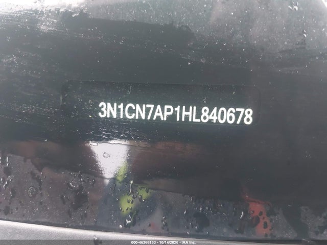 2017 Nissan Versa 1.6 Sv მანქანა იყიდება აუქციონზე, vin: 3N1CN7AP1HL840678, აუქციონის ნომერი: 46366153