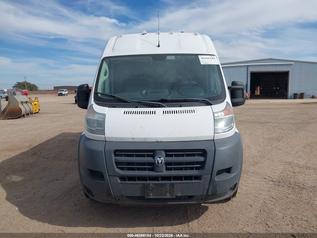 2018 Ram Promaster 3500 High Roof 159 Wb მანქანა იყიდება აუქციონზე, vin: 3C6URVHG9JE116853, აუქციონის ნომერი: 46366184