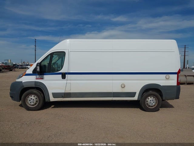 2018 Ram Promaster 3500 High Roof 159 Wb მანქანა იყიდება აუქციონზე, vin: 3C6URVHG9JE116853, აუქციონის ნომერი: 46366184