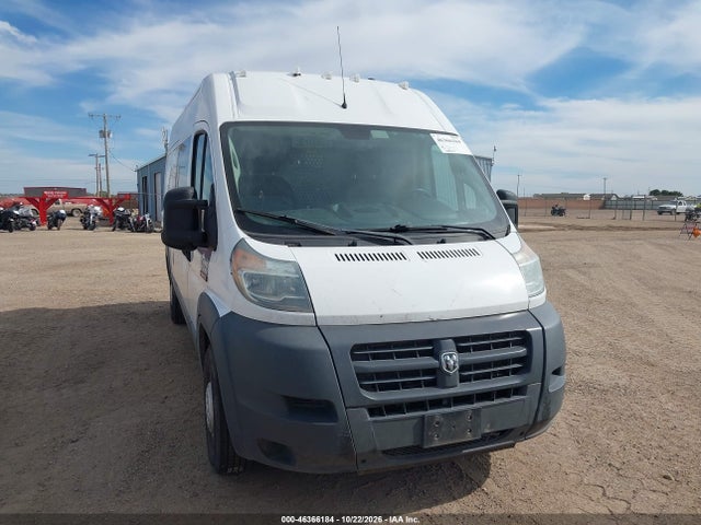 2018 Ram Promaster 3500 High Roof 159 Wb მანქანა იყიდება აუქციონზე, vin: 3C6URVHG9JE116853, აუქციონის ნომერი: 46366184