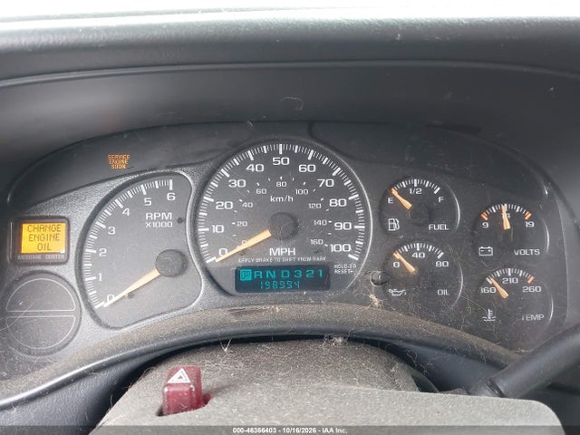 2002 Chevrolet Silverado 1500 Ls მანქანა იყიდება აუქციონზე, vin: 2GCEK19T121282109, აუქციონის ნომერი: 46366403