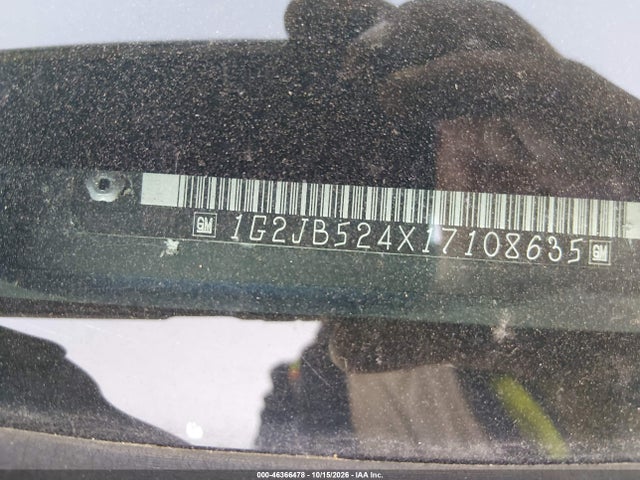 46366478 :رقم المزاد ، 1G2JB524X17108635 vin ، 2001 Pontiac Sunfire Se مزاد بيع