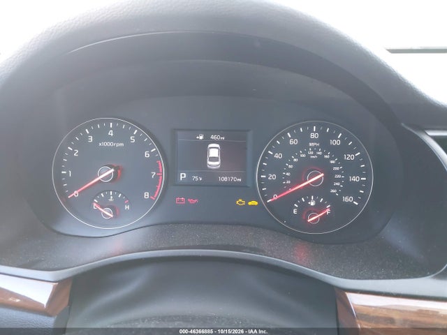 2017 Kia Cadenza Premium მანქანა იყიდება აუქციონზე, vin: KNALC4J1XH5072113, აუქციონის ნომერი: 46366885
