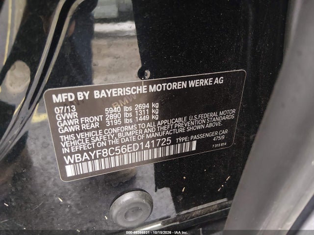 Продаж на аукціоні авто 2014 Bmw Alpina B7 Xdrive, vin: WBAYF8C56ED141725, номер лоту: 46366931