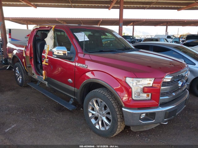 Продаж на аукціоні авто 2015 Ford F-150 King Ranch, vin: 1FTEW1EF1FFB24212, номер лоту: 46366946