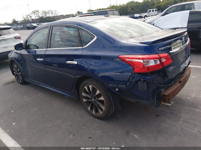 2017 Nissan Sentra Sr Turbo მანქანა იყიდება აუქციონზე, vin: 3N1CB7AP8HY221118, აუქციონის ნომერი: 46367127