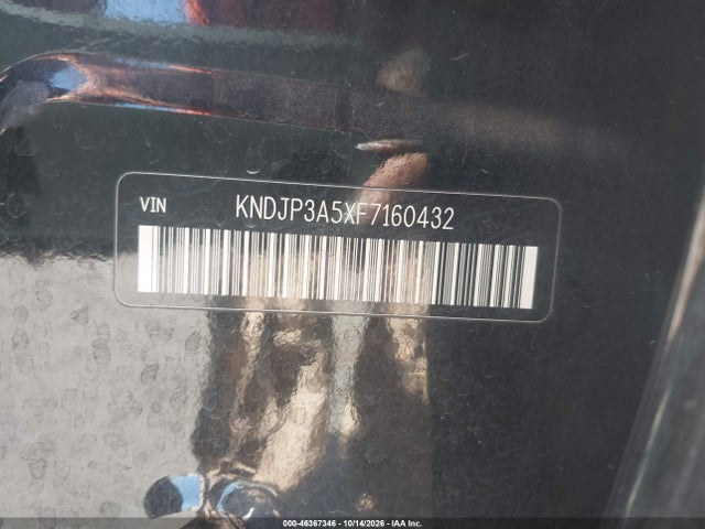 KIA SOUL + 2015 KNDJP3A5XF7160432 Image 9