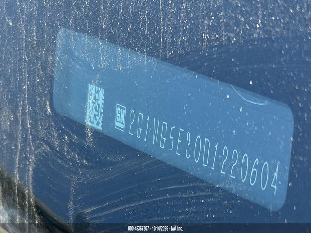 Aukcja sprzedaży 2013 Chevrolet Impala Lt, vin: 2G1WG5E30D1220604, numer aukcji: 46367807